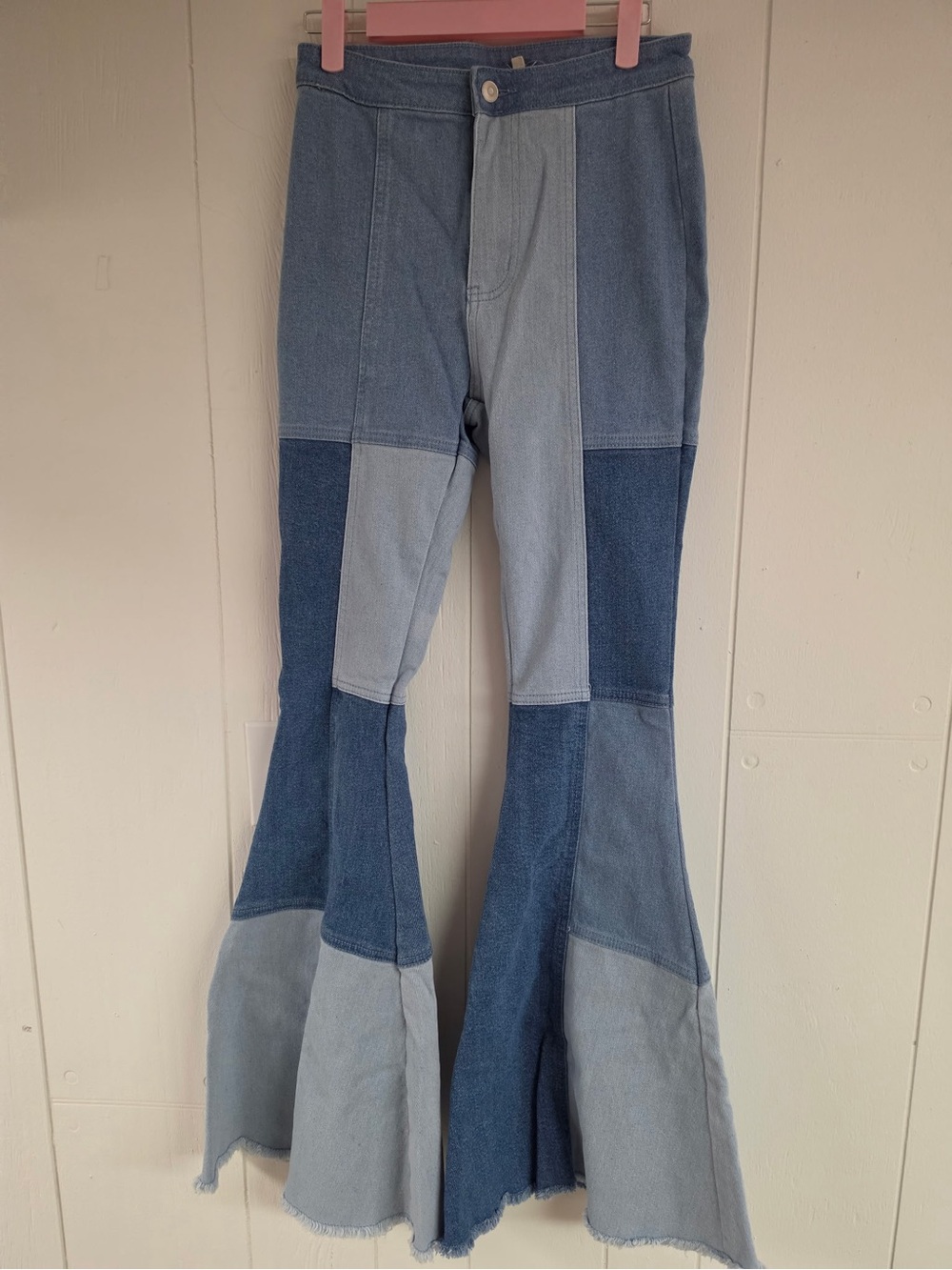 Altar'd State Patchwork Flare Jeans- Size S